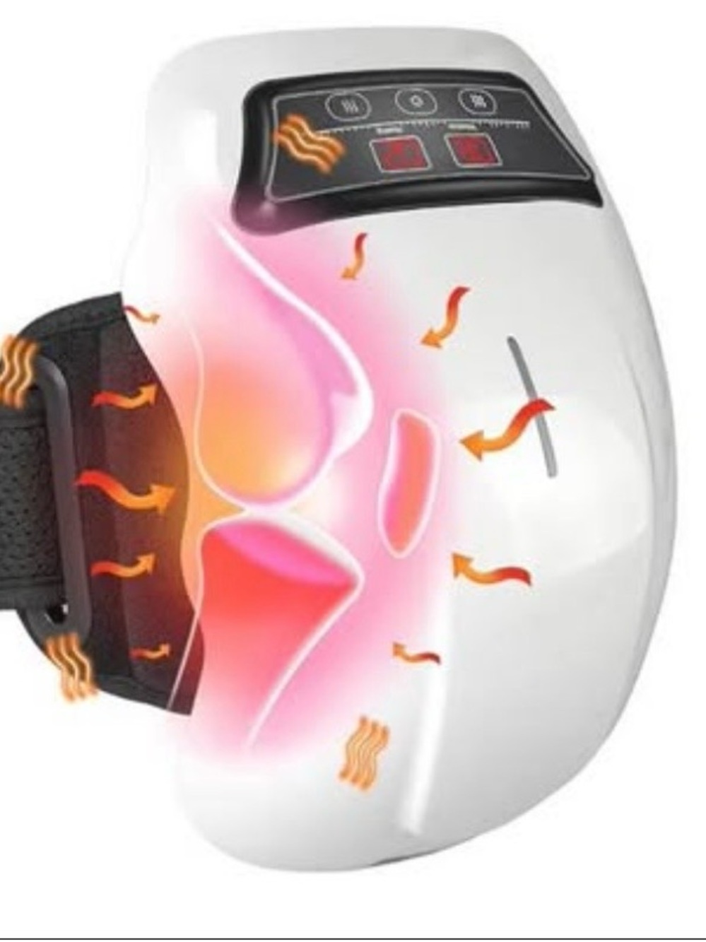 NEW - Heated Knee Massager, Heated Knee Braces w/ Adj Temperature & Vibration